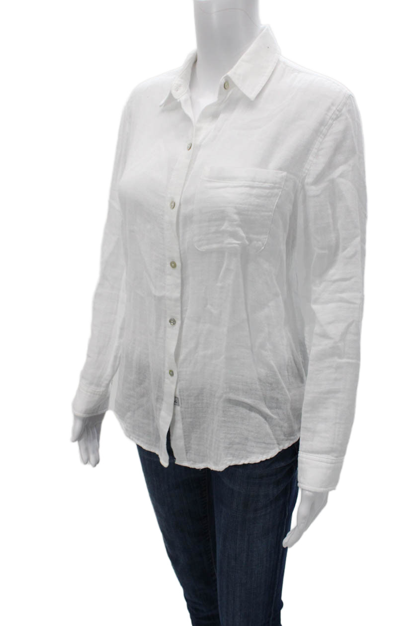 Rails Womens Basic Collared Button-Up Long Sleeve… - image 3