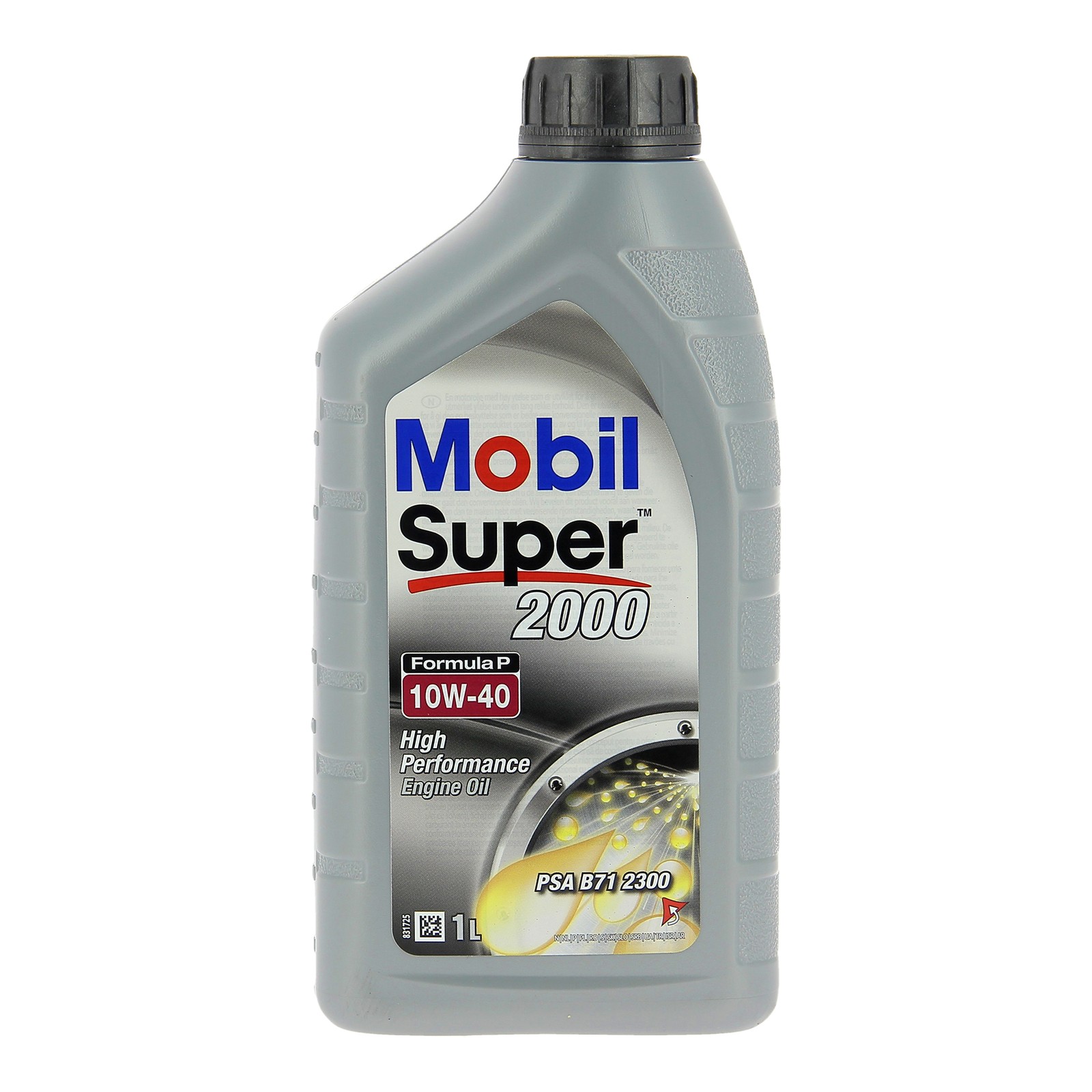 MOBIL Super 2000 Formula P 10W40 protège contre l'usure mécanique - Bidon de 1L