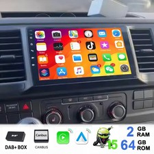 DAB+ Für VW T6 Transporter Multivan Apple Carplay Android 15 Autoradio GPS Navi