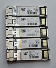 LOT OF 5 Cisco 10GBase-SR MMF 300m 850nm SFP Transceiver DS-SFP-FC10G-SW