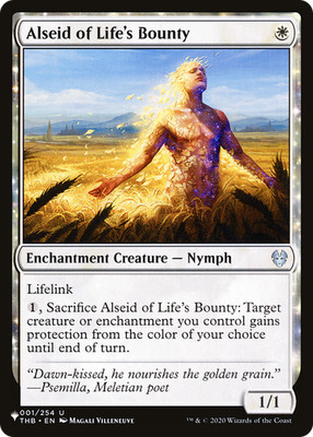 Alseid of Life's Bounty (REGULAR) x1 - MTG The List PLST #THB-1