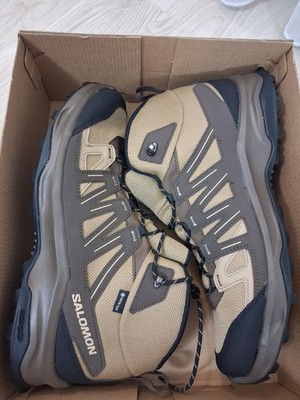 Salomon Trekking Wanderschuhe Grivola Mid GTX Größe.48 Neu Mit Karton Etiket OVP