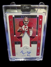 2022 Panini One - Lone Star Autographs Ronnie Lott /5