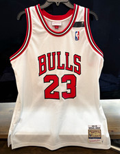 Michael Jordan Mitchell  Ness Authentic Bulls 1991-92 Jersey White XL 48
