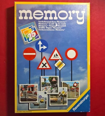 Ravensburger Verkehrszeichen Memory (Vollständig )  [1980]