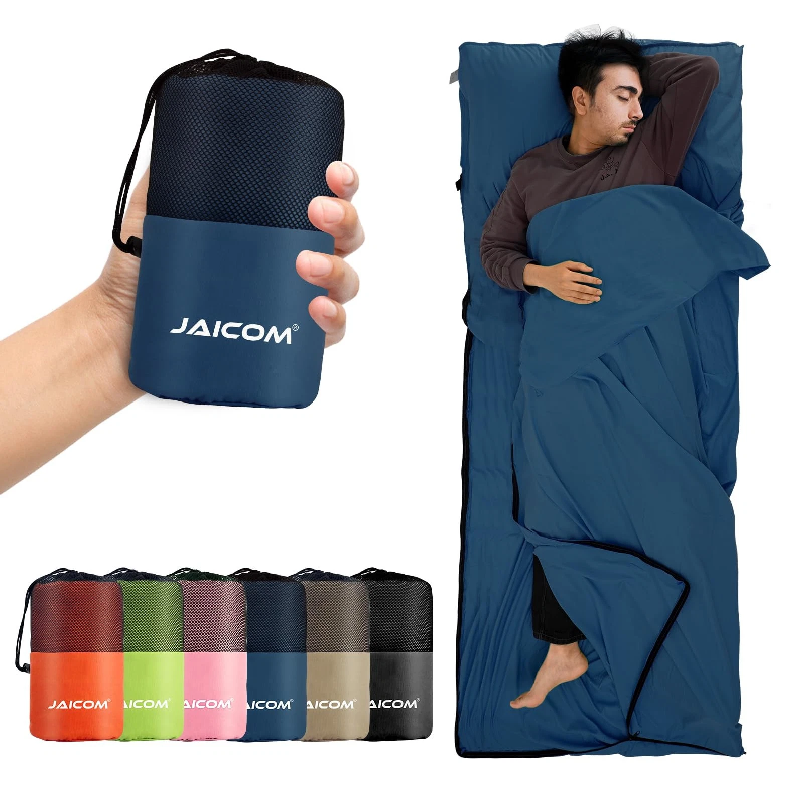 Sleeping Bag Liner, Travel Sheets & Adult Sleep Sack, Ultralight and Portable...