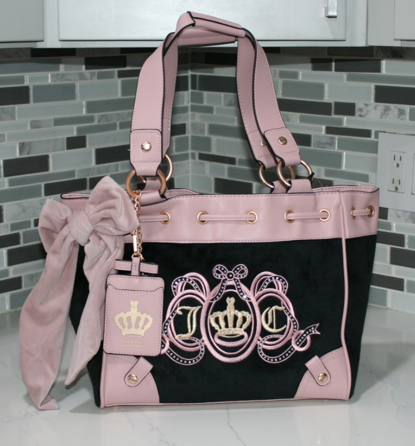 【激レア/美品】Juicy Couture ポーチ＆サングラス セット Y2K Juicy Couture Lovers Club Black & Pink Daydreamer Bag Y2K NWT | eBay