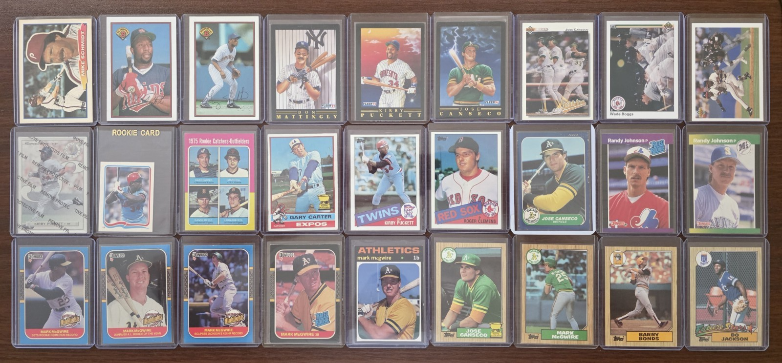 Huge Lot of 70s to 90s Baseball Cards 1000+ Stars Only Bo Jackson Ken Griffey Jr