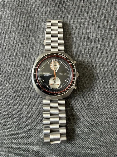 Vintage Men’s Seiko Automatic Chronograph Watch 6138-0017 UFO Yachtsman