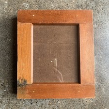 Antique Negative Contact Photography Printing Wood Frame Holder 4"x5"