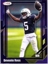 2026 SAGE Low Series - Devonte Ross #40 Purple