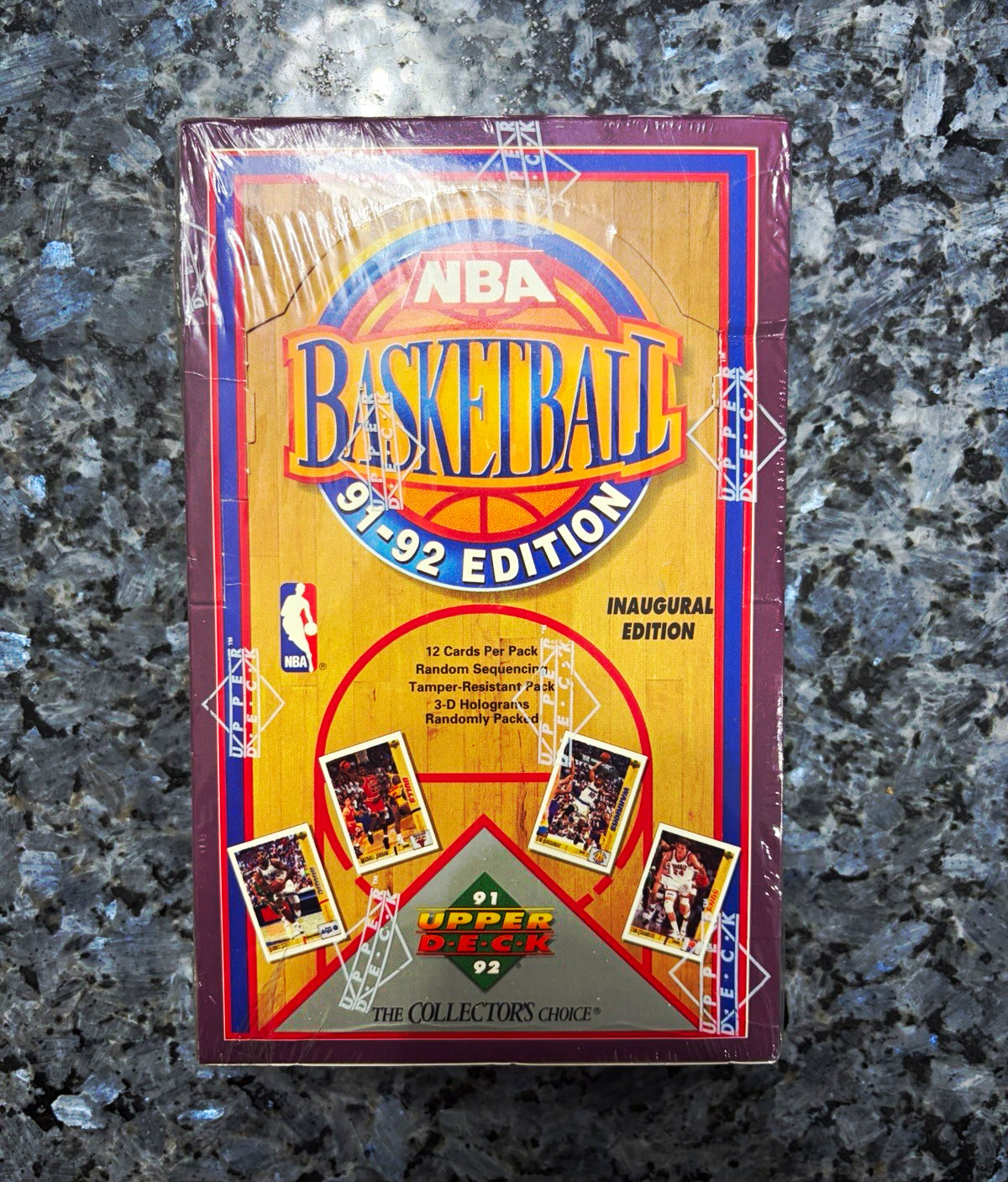 Upper Deck 1991-92 NBA Basketball Inaugural Edition Sealed Box - 12 Cards