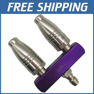 #ad High Pressure Washer Nozzle Dual Rotating Orifice 3600 PSI $59.39