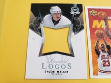 Evgeni Malkin Penguins 2007 - 2008 UD The Cup Limited Logos Blank Back