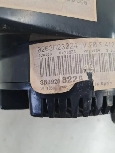 VW PASSAT B6 3C2 Kombiinstrument 3B0920822A 1.90 Diesel 88kw 2000 33279431