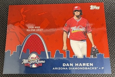Topps Dan Haren Arizona Diamondbacks All-Star Jersey Relic #AST-34 2009