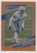 2021 Panini Donruss Optic Orange Prizm 178/199 Jeff Okudah #86 0u8k