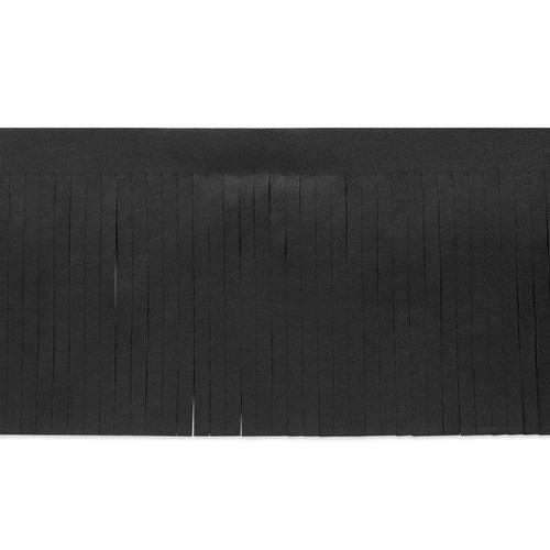 Trims By The Yard – Vegane Leder-Fransen, Matt, Hellbraun, 4,5 M X 10 Cm, Wendbar Für DIY & Deko
