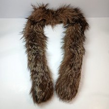 Silver Fox Fur Piece Long 48 Inches