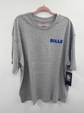 '47 Brand T-Shirt Men's 2XL Heather Gray Graphic NFL Buffalo Bills Football NWT