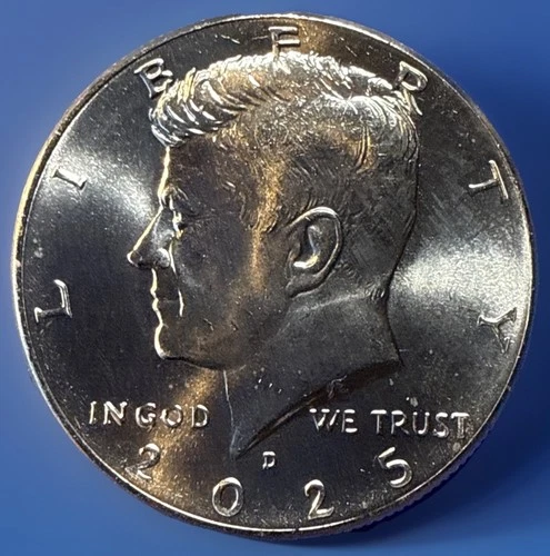 2025-D Kennedy Half Dollar. Pulled Directly From OBW Roll. BU UNC
