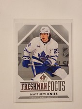 2023-24 Sp Authentic Matthew Knies RC #FF-6 Toronto Maple Leafs Rookie