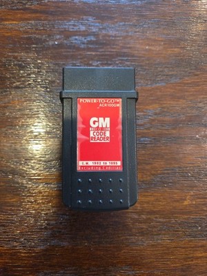 Power To Go GM Code Reader Model ACR100GM 1982-1995 Vintage Genuine No Manual