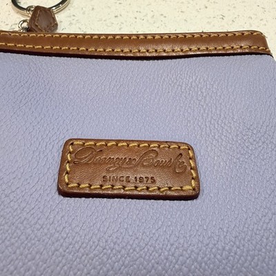 DOONEY & BOURKE Purple Lavender Key Chain Coin Purse EUC