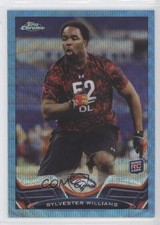 2013 Topps Chrome Blue Wave Refractor Sylvester Williams #145 0c6