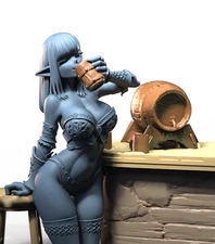 Nuru by Alternative | D&D | DnD | Fantasy | Exotic | Pinup | Print on Demand