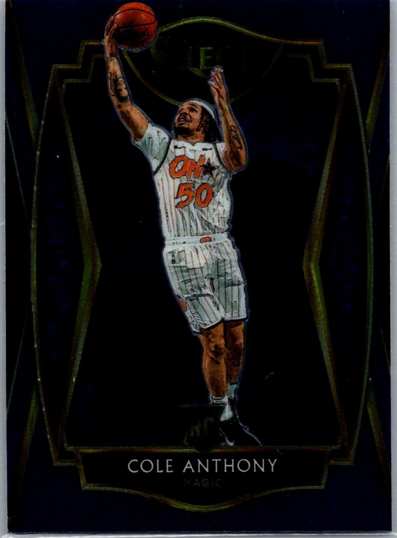 2020-21 Panini Select #177 Cole Anthony Blue
