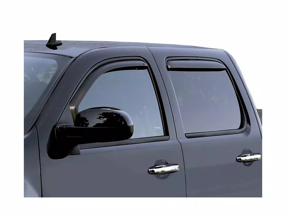 EGR In-Channel Window Deflectors Fits 2007-2021 Toyota Tundra CrewMax Front/Rear - Image 4 of 4