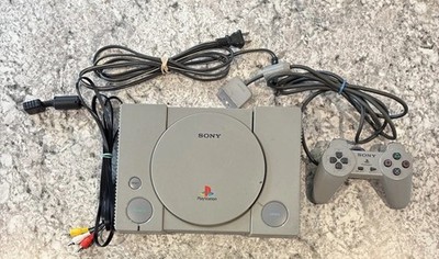 Sony PlayStation 1 PS1 Console SCPH-5501 w/ Controller Power & AV Cables Tested