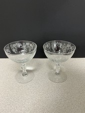 2 Buttercup Fostoria basse champagne, excellent état