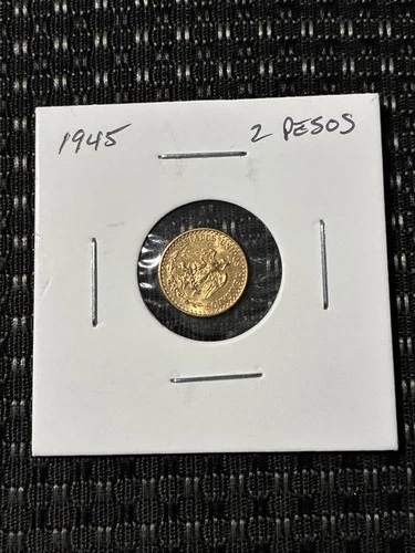 1945 Mexico 2 Pesos Gold — photo from the most recent tracked eBay sale