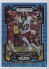 2023 Panini Prizm Rookies Blue Wave Prizm 161/199 Chris Rodriguez Jr #398 o8g