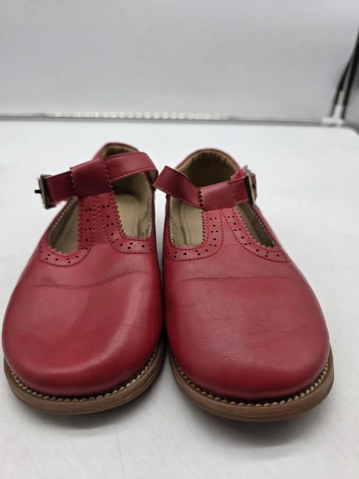 Sapatos Fex & Flora meninas tamanho 13 vermelho Mary Jane vestido com fivela alça em T LEE2207 B348 - Imagem 2 de 4