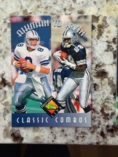 1994 PRO LINE LIVE CARD DALLAS COWBOYS TROY AIKMAN MICHAEL IRVIN #390