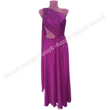 SunnyK Handmade Dance Ballroom Competition smooth Waltz Tango costume SMOOTH