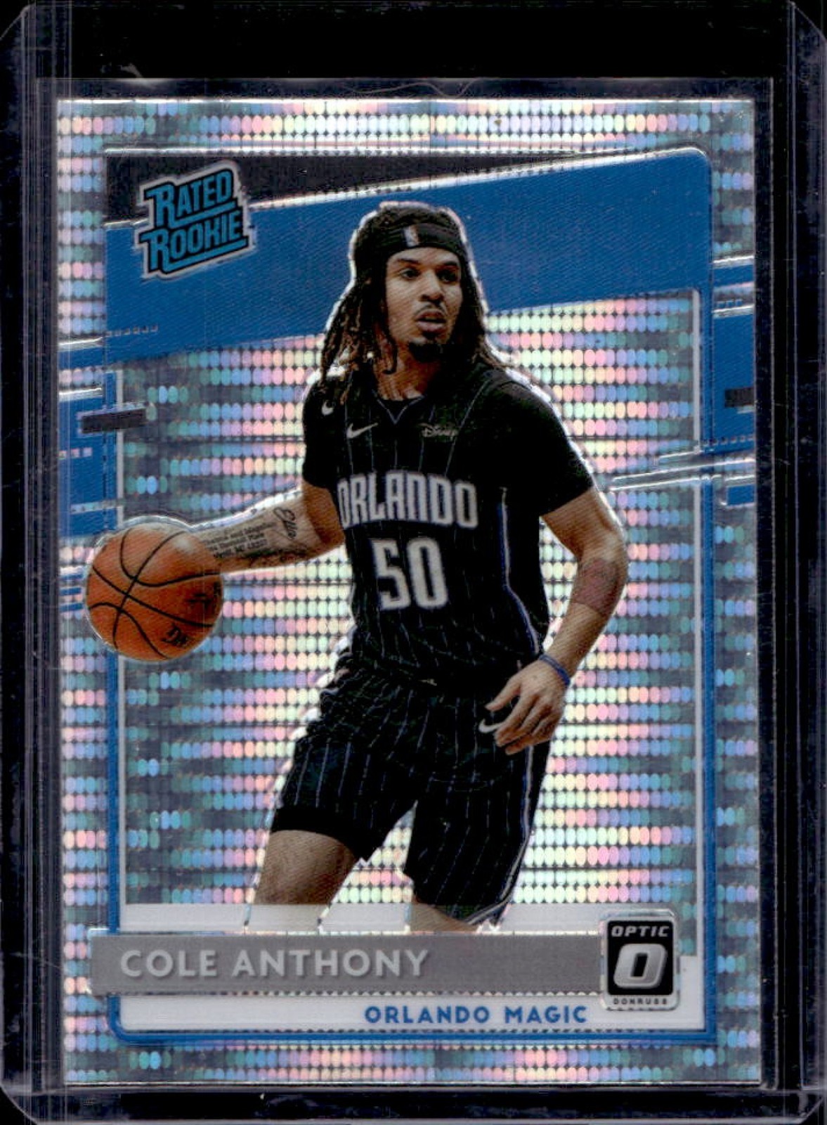 2020-21 Donruss Optic Cole Anthony Silver Pulsar Rookie RC #165 Magic