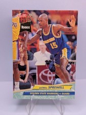 1992-93 Fleer Ultra Latrell Sprewell #266 Rookie Card Golden State Warriors. rookie card picture