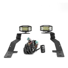 3.5 Strobe Led Ditch Light Kit Wamber Drlbrackets For Ford F-150 2015-2020