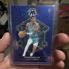 Panini Mosaic 2023-24 Fast Break Blue Rookie Brandon Miller #202 Hornets /88