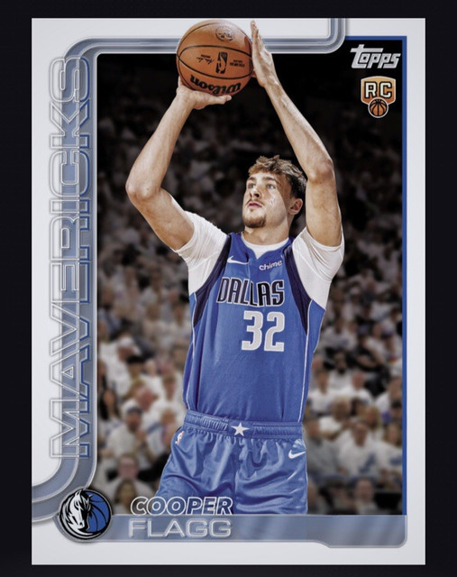 2025-26 TOPPS NBA Flagship - Rookie RC Base -COOPER FLAGG (TOPPS NBA DigitaICard
