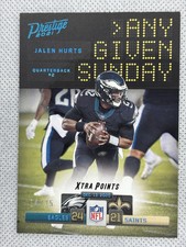 Jalen Hurts 2021 Panini Prestige Platinum Any Given Sunday Xtra Points  /25