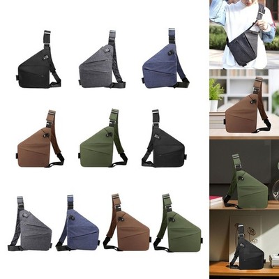 Bag für Herren, Brusttasche, Anti-Leicht, Schulterrucksack, Umhängetasche,