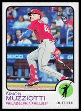 2022 Topps Heritage - Simon Muzziotti #679 *RC* - Philadelphia Phillies *EX*