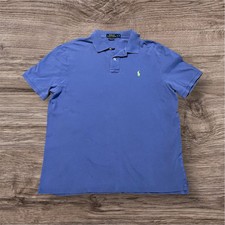 Polo Ralph Lauren Classic Fit Purple Polo Shirt Men  s Size Large