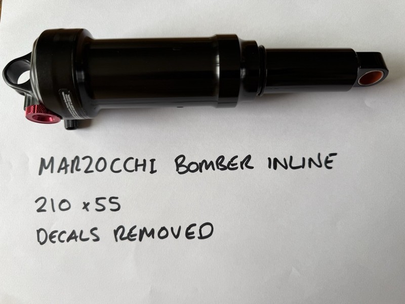 Marzocchi Bomber Inline Rear Air Shock 210 x 55