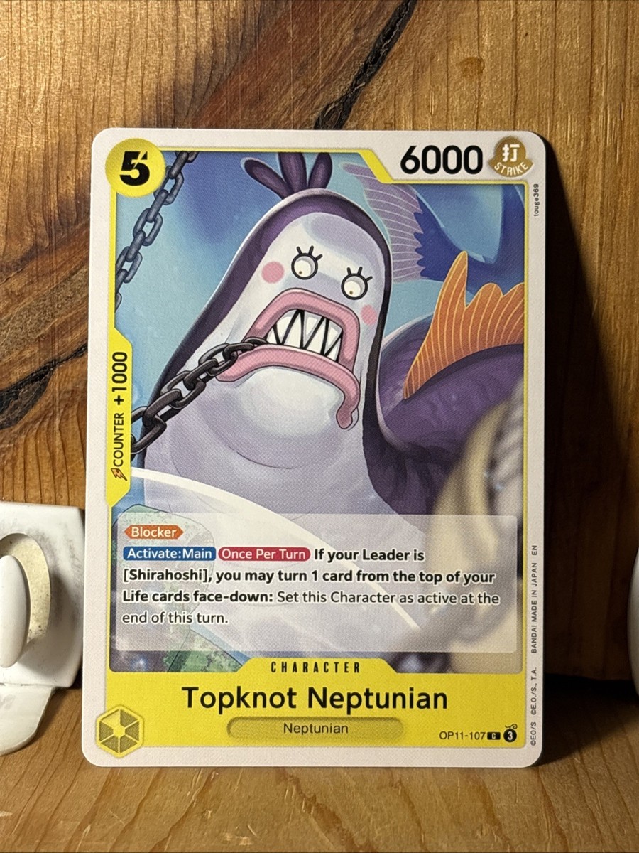 ONE PIECE Card. Topknot Neptunian . OP11-107 C. J7 | eBay